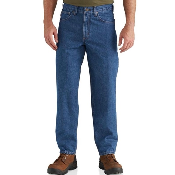 CARHARTT HEAVYWEIGHT RELAXED FIT TAPERED LEG JEAN - Picture 1 of 1